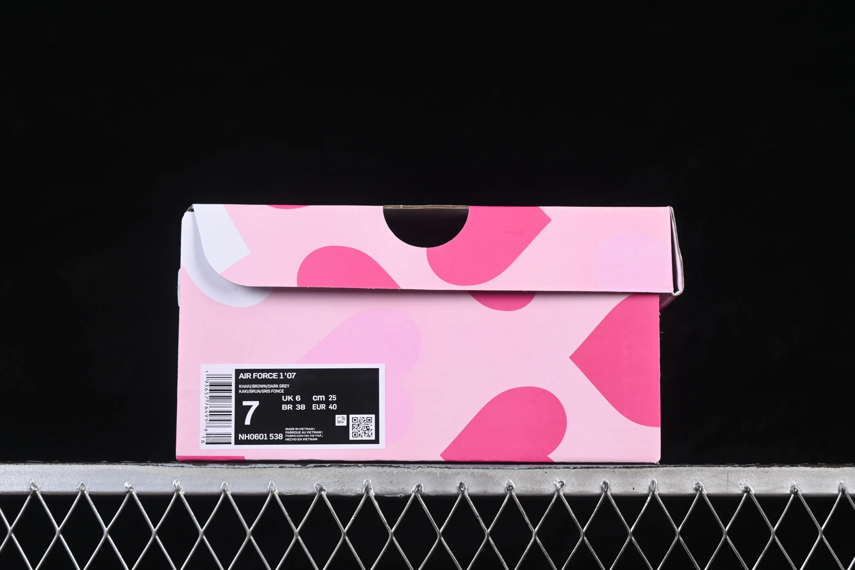 All Categories Nk Air Force 1 Air Force Series Nk Air Force 1 Low Air Force Low Nike Air Force 1'07 Low Valentine's Day Limited Brown Red Heart Air Force One Low Casual Shoes NH0601-538
